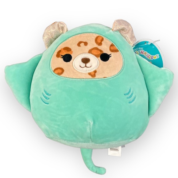 Squishmallows Other - Squishmallows 7.5” Lexie Cheetah Stingray Costume Squad Plush NEW